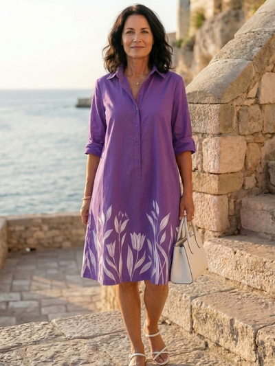 Galatea | Vestido para paseo vespertino por el jardín