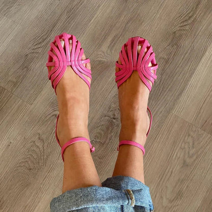 Vittoria™ | Sandalias Joya Doradas