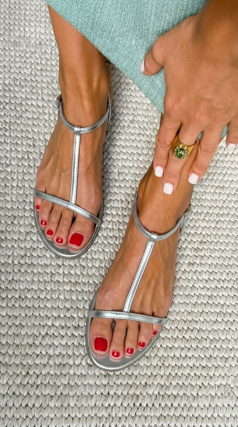 Bianca™ | Sandalias Doradas de Verano