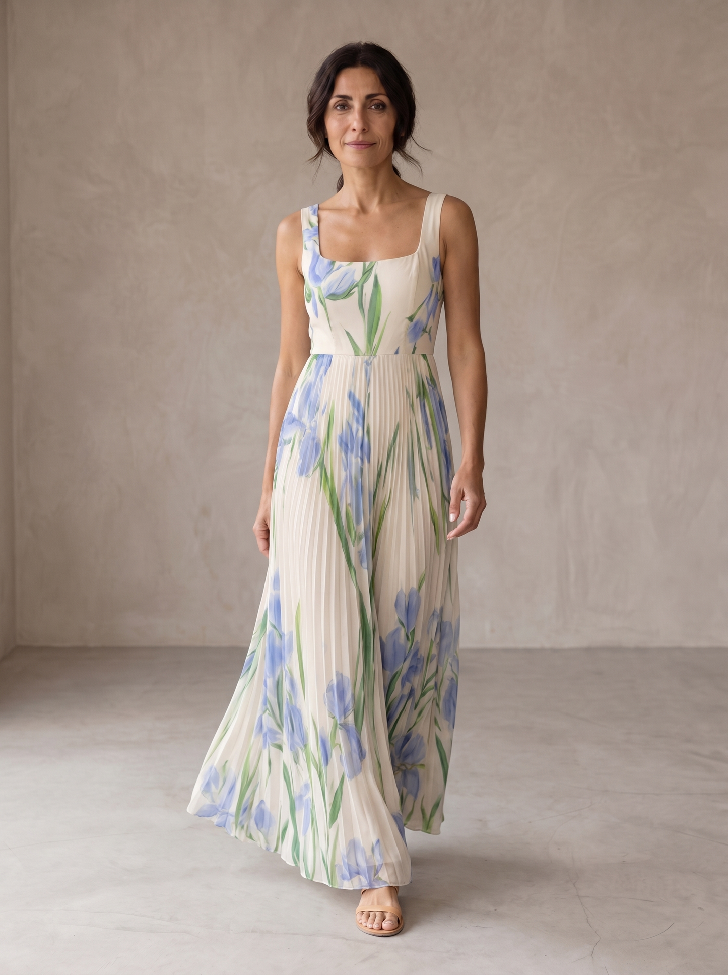 Oriah | Vestido Maxi A-Line Floral