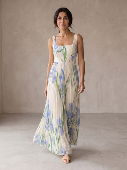 Oriah | Vestido Maxi A-Line Floral
