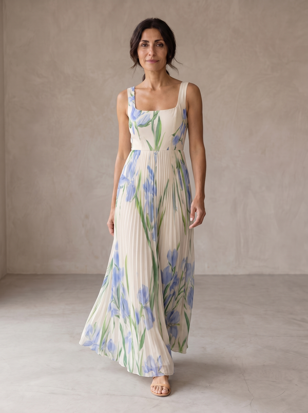 Oriah | Vestido Maxi A-Line Floral