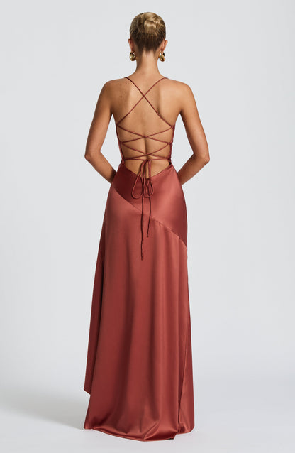 Samira | Vestido con volantes bajos